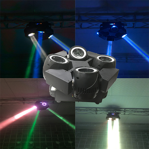 Click to view:4*40W Four Head Moving Head Light