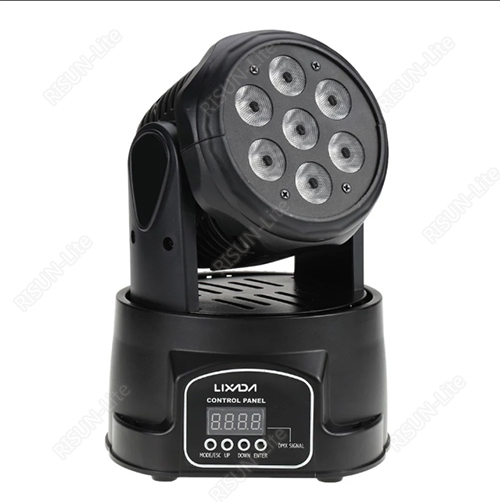 Click to view:7*10w 4in1 mini stage light