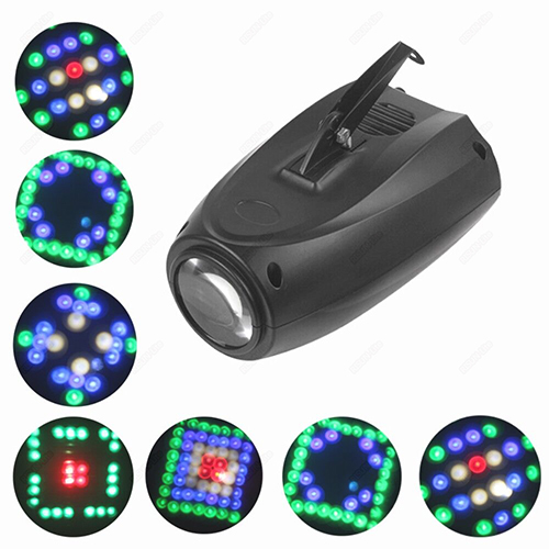 Click to view:10W 64LED RGBW Airship Gobo Pattern light